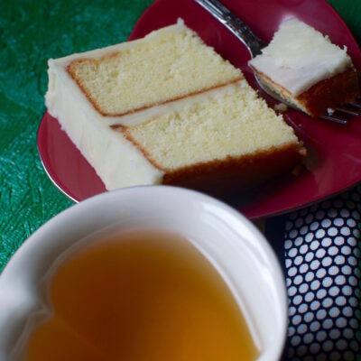 Classic Yellow Cake with Vanilla Buttercream
