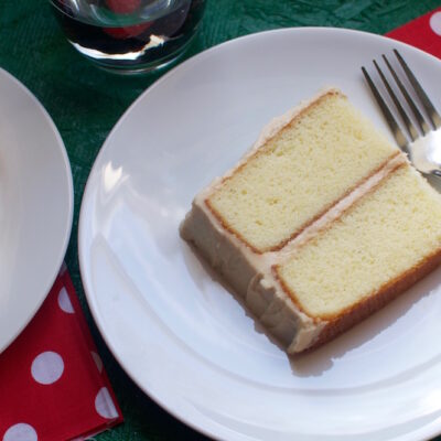 Classic Yellow Cake with Peanut Buttercream