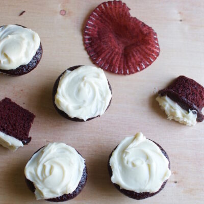 Red Velvet Cupcakes with Cream Cheese