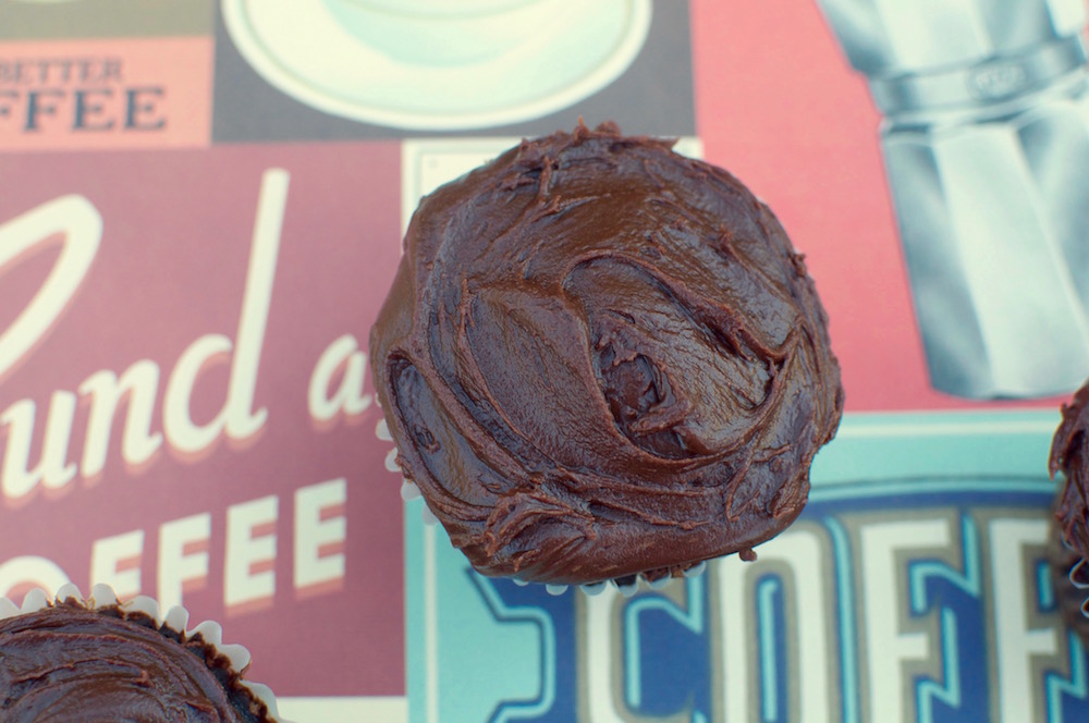 Vegan Chocolate Cupcake with Chocolate Frosting