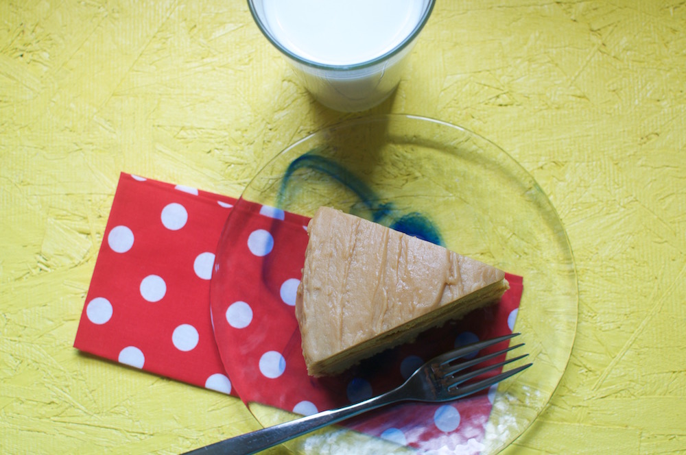 Peanut Butter Cake with Peanut Butter Frosting