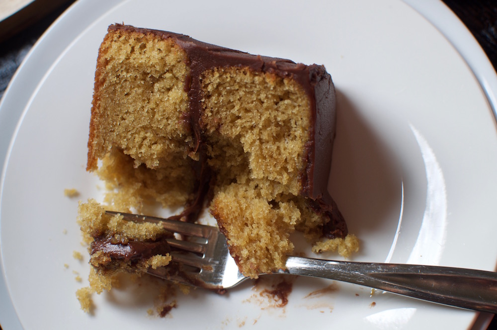 Peanut Butter Cake with Chocolate Buttercream Frosting - Image 2