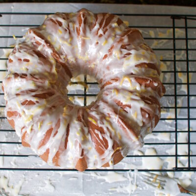 Classic Poundcake with Orange Glaze