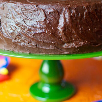 Chocolate Cake with Chocolate Buttercream Frosting